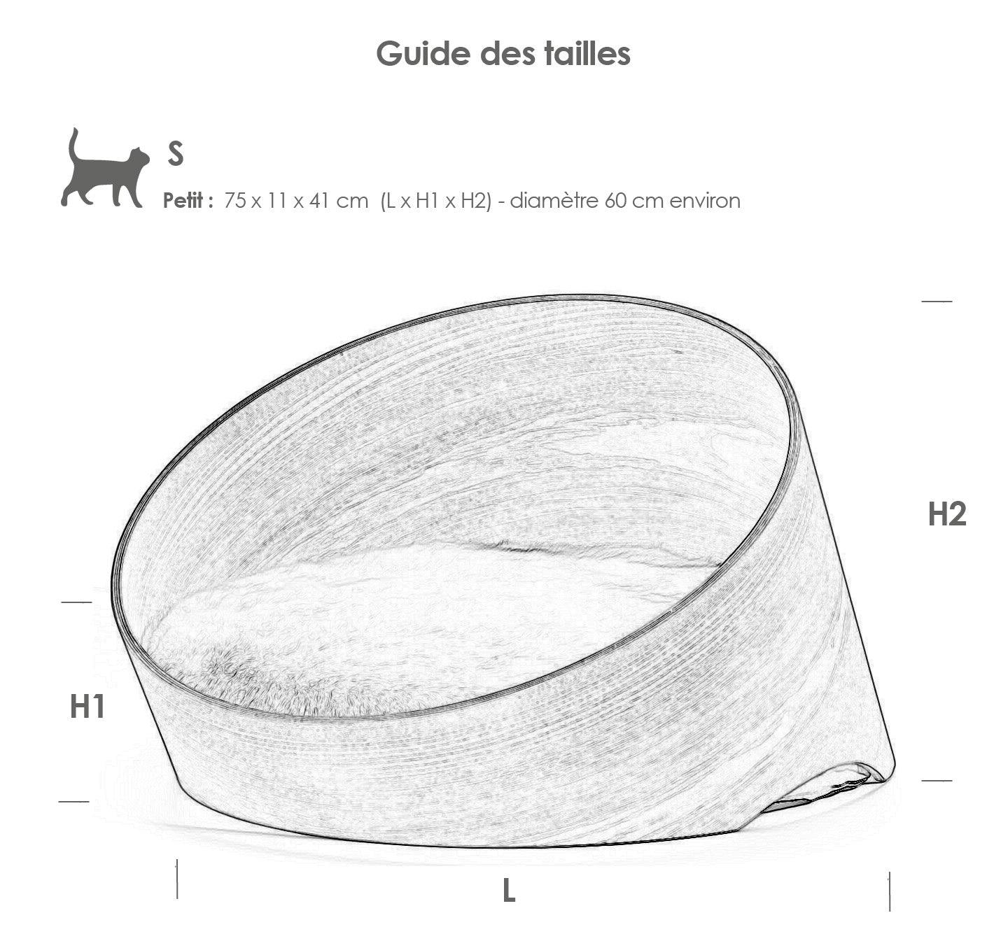 Panier pour chat design & décoratif : Covo, un panier en bois verni taille - kasibe