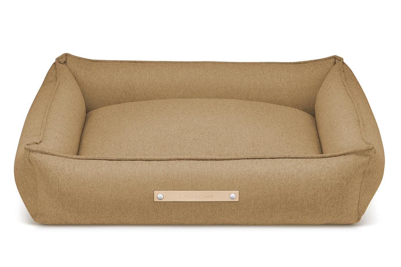 Panier rectangulaire confortable et spacieux pour chien Movik marron - kasibe