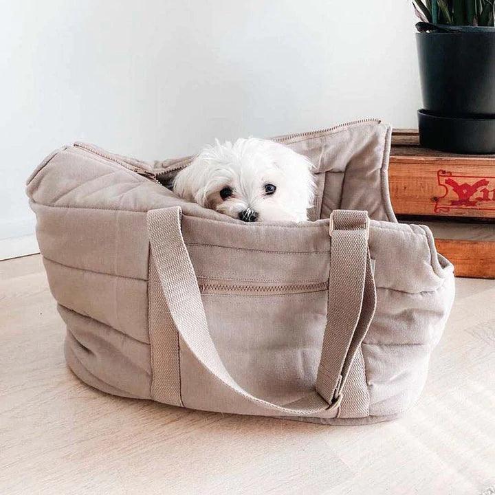Rio, un sac de transport à bandoulière pour chien au look simple et sportif - Kasibe