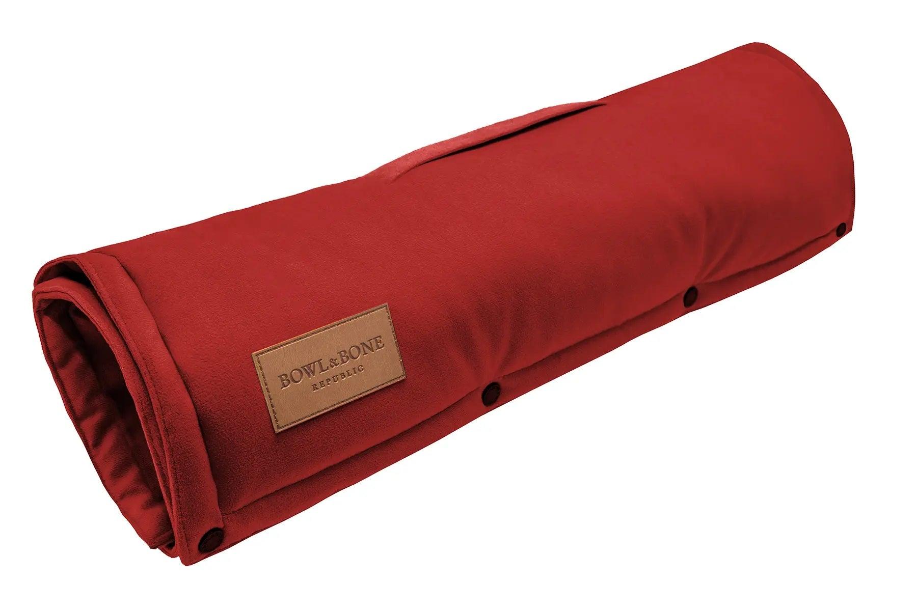 Classic : un tapis de transport pour chien très confort rouge - kasibe